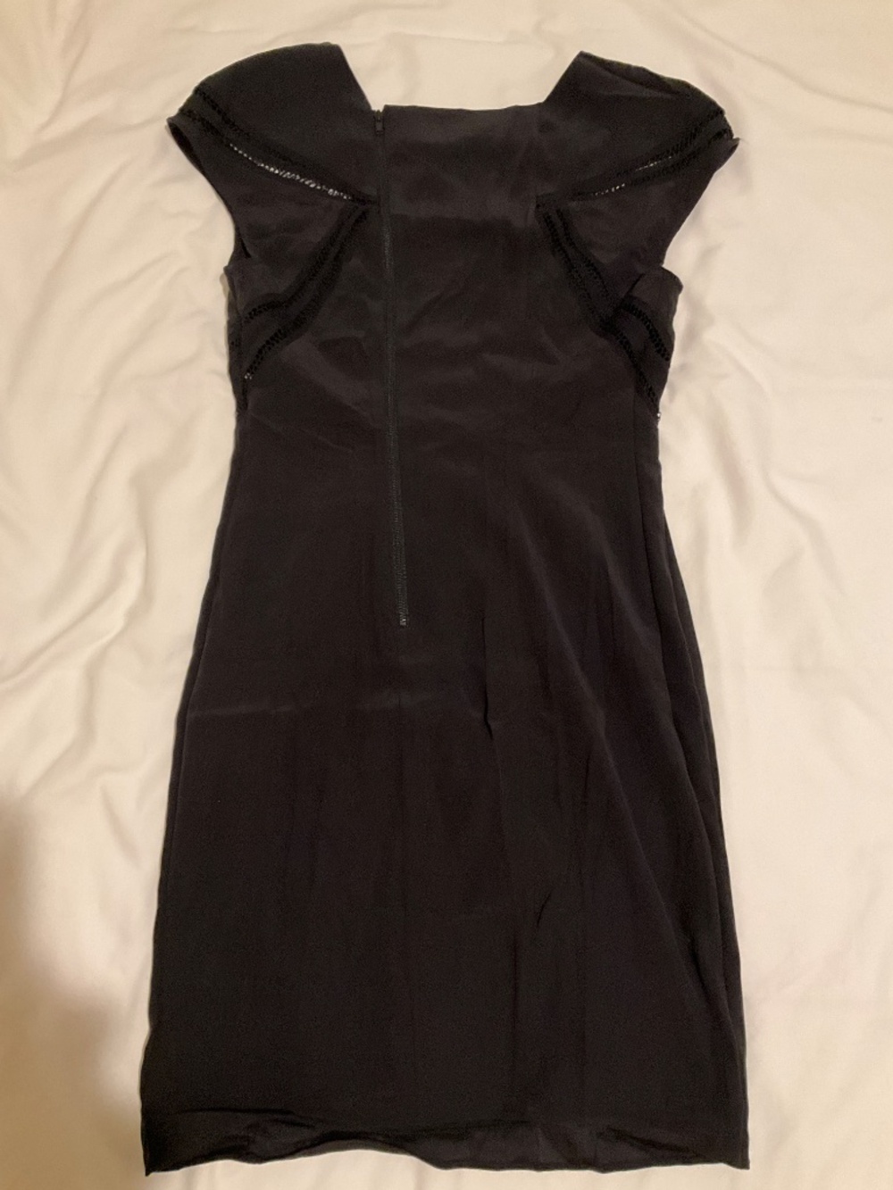 HELMUT LANG size 2 SILK mini dress black - Picture 15 of 16